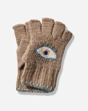 Kapital Leather Cookie Bandana Gloves in Red for Men | Lyst