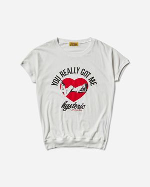 Hysteric Glamour Women S Music Lover T-shirt - White