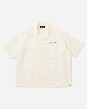 Visvim Men S Crosby Shortsleeve Shirt - Natural