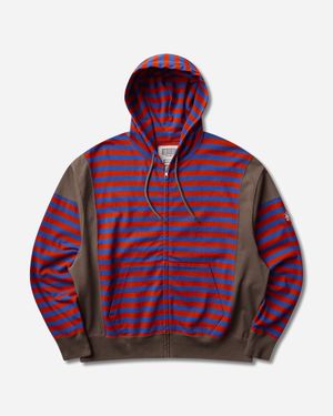 Cav Empt S Side Color Stripe Light Hoodie - Red