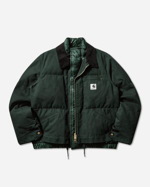 Sacai Men S Carhartt Wip Duck Puffer Jacket - Green