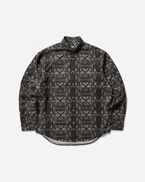 The Trilogy Tapes S Envelopes All Over Print Shirt - Gray