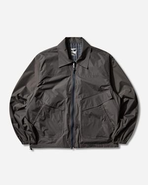 GR10K Men S Tecno App Reversible Jacket Asphalt Grey - Black