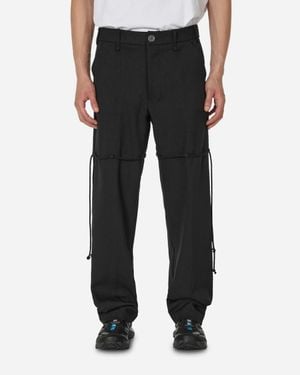 Song For The Mute Chain Lace Dress Pants - Black