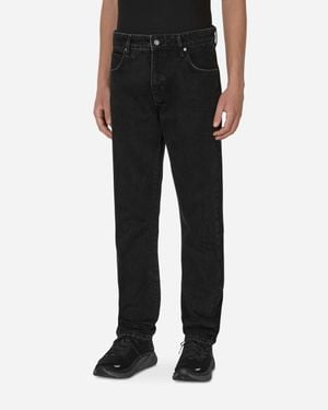 Guess Straight Denim Trousers - Black