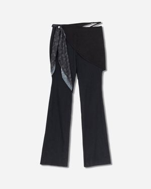 Hyein Seo Women S Tie Scarf Pants - Black