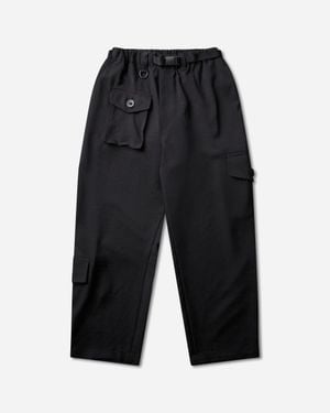 Y-3 Sport Uniform Tapered Pants - Black