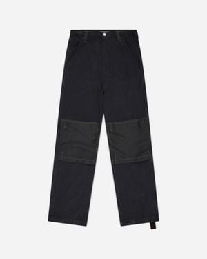 Oamc Peacemaker Men S Workwear Trousers - Blue