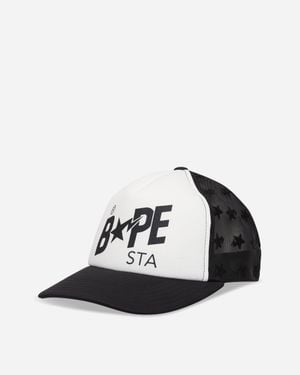 A Bathing Ape Bape Sta Mesh Cap - Black