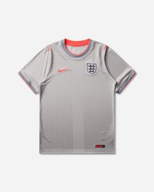 Nike England X Palace Academy Pro Shortsleeve Soccer Top Pewter Bright Crimson - Grey