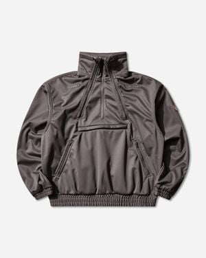 Cav Empt Fleece Back Half Zip Jacket - Grey