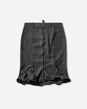 Miista Women S Patty Midi Skirt Cement Gray