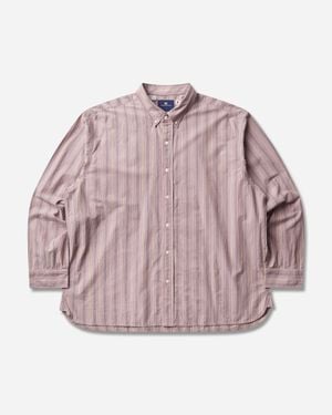 Levi's Men S Blue Tab Relaxed Button Down Shirt Stripe - Pink