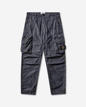 Stone Island S Faded Camo Ripstop-Tc Loose Cargo Trousers - Grey