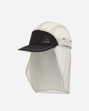 ROA And Wander Ripstop Wind Cap Off - Black
