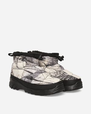 The North Face Nuptse Traction Chukka Boots Image Lift Print White Dune - Multicolor