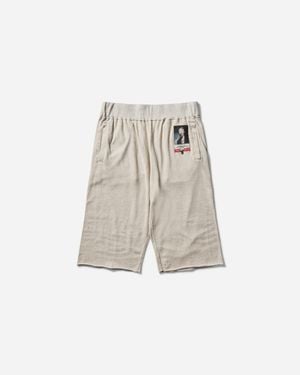 Undercover Men S Cut-off Shorts Oatmeal - Natural
