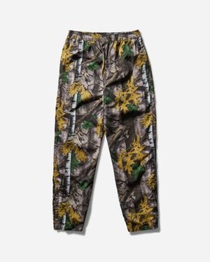A Bathing Ape Men S Bape Forest Camo Track Trousers Beige - Brown