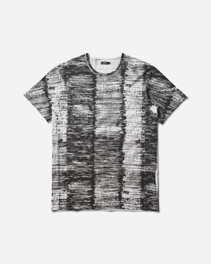 Chio Men S Knock Out Pup T-shirt / White - Grey