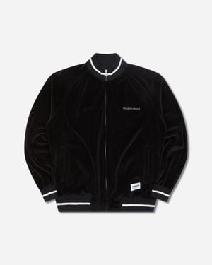 Neighborhood Men S Velour Track Jacket - Black