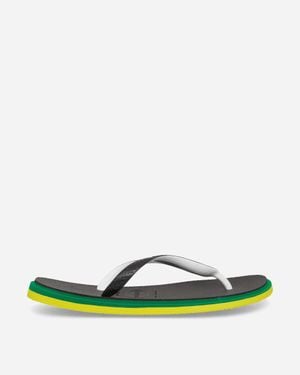 Havaianas Brasil Twist Flip Flops - Green