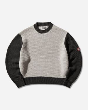 Cav Empt Men S Colored Cotton Knit Sweater - Gray