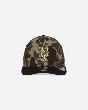 KTZ Three Looms 19twenty New York Mets Mlb Wool Cap Duck Camo - Green