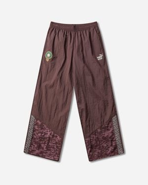 PUMA Men S Morocco X Salehe Bembury King Track Trousers Chocolate - Red