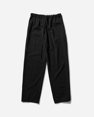 MM6 by Maison Martin Margiela Women S Tapered Tailored Pants - Black