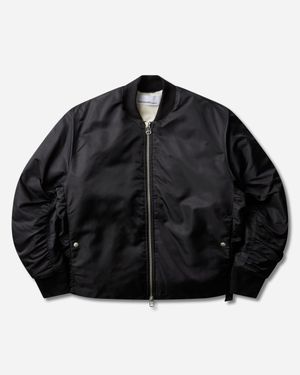 Oamc Peacemaker Men S Minimal Bomber Jackert - Black