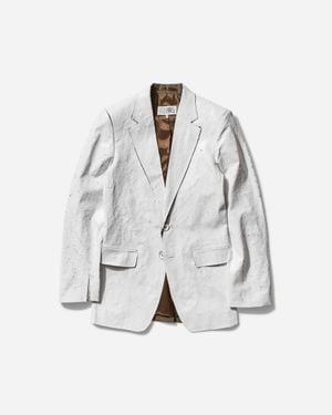 MM6 by Maison Martin Margiela S Painted Blazer - White