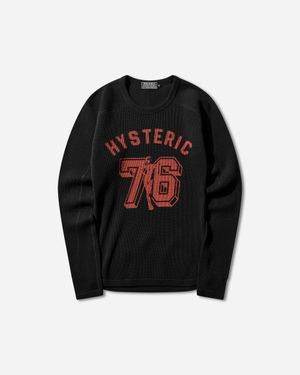 Hysteric Glamour S Number 76 Longsleeve T-Shirt - Black