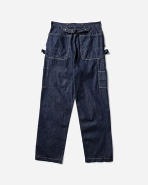 Kapital Men S 11.5oz Denim Lumber Pants Indigo - Blue