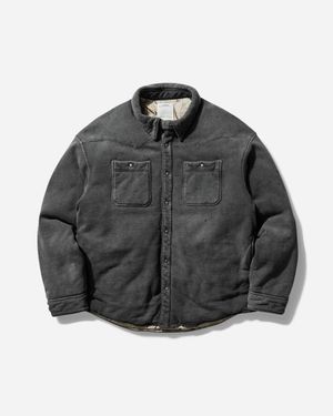 Visvim Men S Kerchief Era Down Jacket Crash - Grey