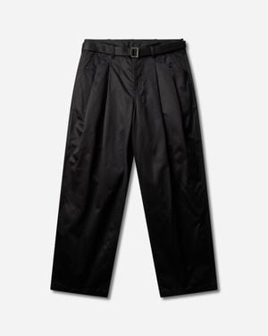 Sacai S Cotton Chino Trousers - Black