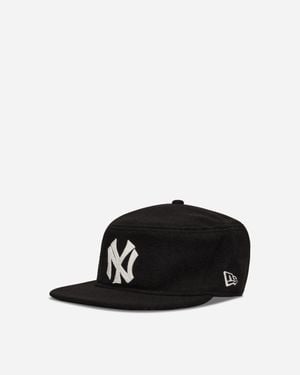 KTZ New York Yankees Mlb Cooperstown Pin Pillbox Adjustable Cap - Black