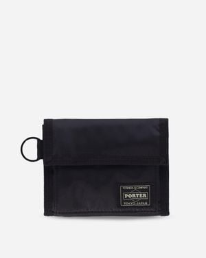 Porter-Yoshida and Co Capsule Wallet - Black
