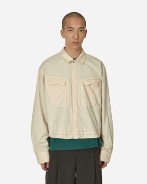 _J.L - A.L_ Sintan Blouson Cream - Natural