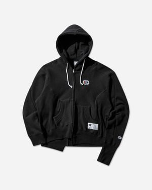 Undercover S Champion Fleece Zip Hoodie - Black