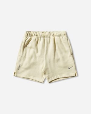 Nike Men S Nocta Fleece Shorts Alabaster - Natural