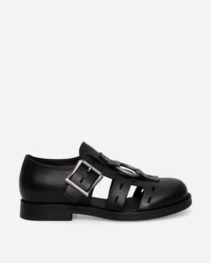 Martine Rose Bondage Belt Sandals - Black