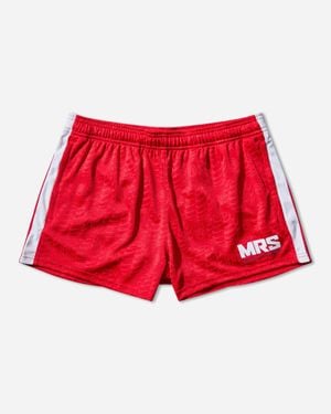 Nike Men S Martine Rose Football Shorts University - Red