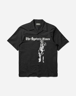 Hysteric Glamour Men S Hysteric Times Shirt - Black