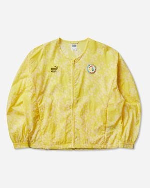 PUMA Men S Senegal X Salehe Bembury King Track Jacket Pineapple Ice - Yellow