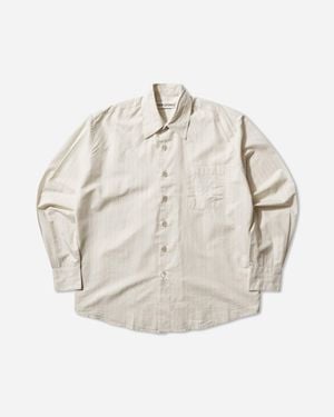 Our Legacy Men S Above Shirt Faded Bone - Natural