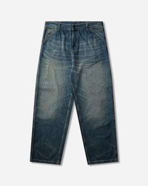 Carhartt S Og Single Knee Trousers (Mid Worn Used) - Blue