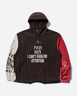 PROJECT G/R Men S Reconstructed Long Sleeve Hoodie - Black