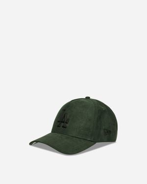 KTZ La Dodgers Faux Suede 9Forty E-Frame Cap Dark - Green