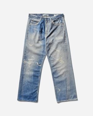 Our Legacy S Third Cut Jeans Digital Denim Print - Blue