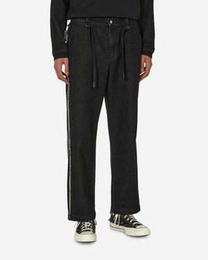 Haydenshapes Denim Crew Trousers Bleached - Black